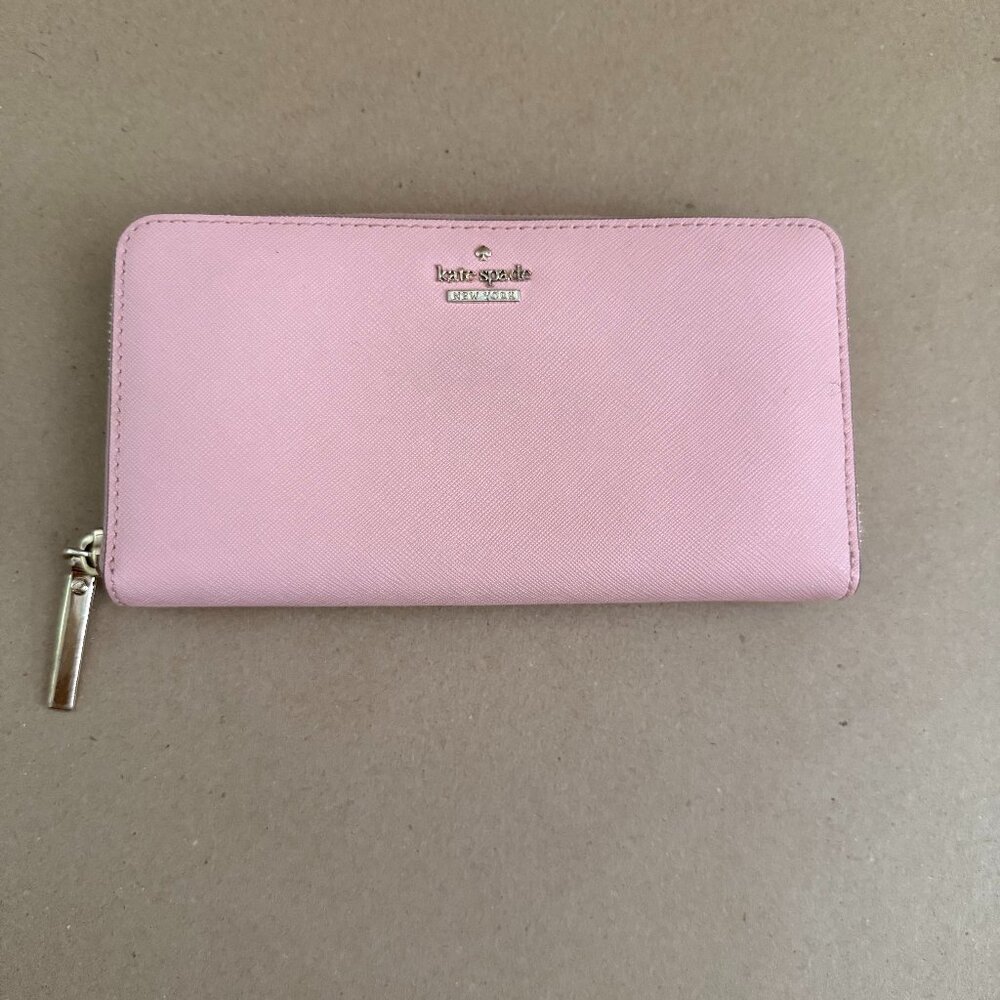Kate Spade Zipper Wallet Large Pink